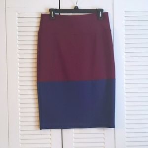 Luluroe size m wine/navy